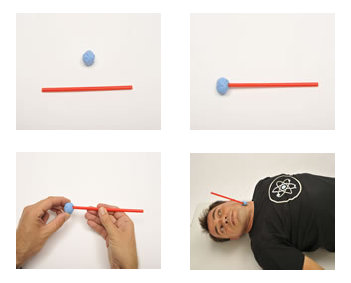 Visualize your heartbeat by gluing a straw to your neck